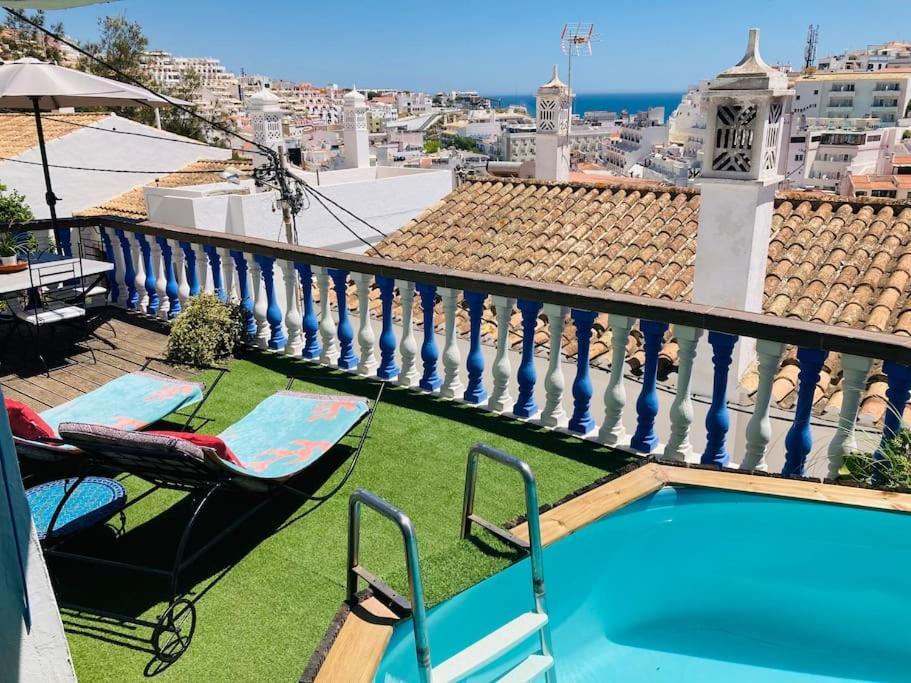 Villa 2Bdr With Sea View, Private Pool Albufeira Dış mekan fotoğraf
